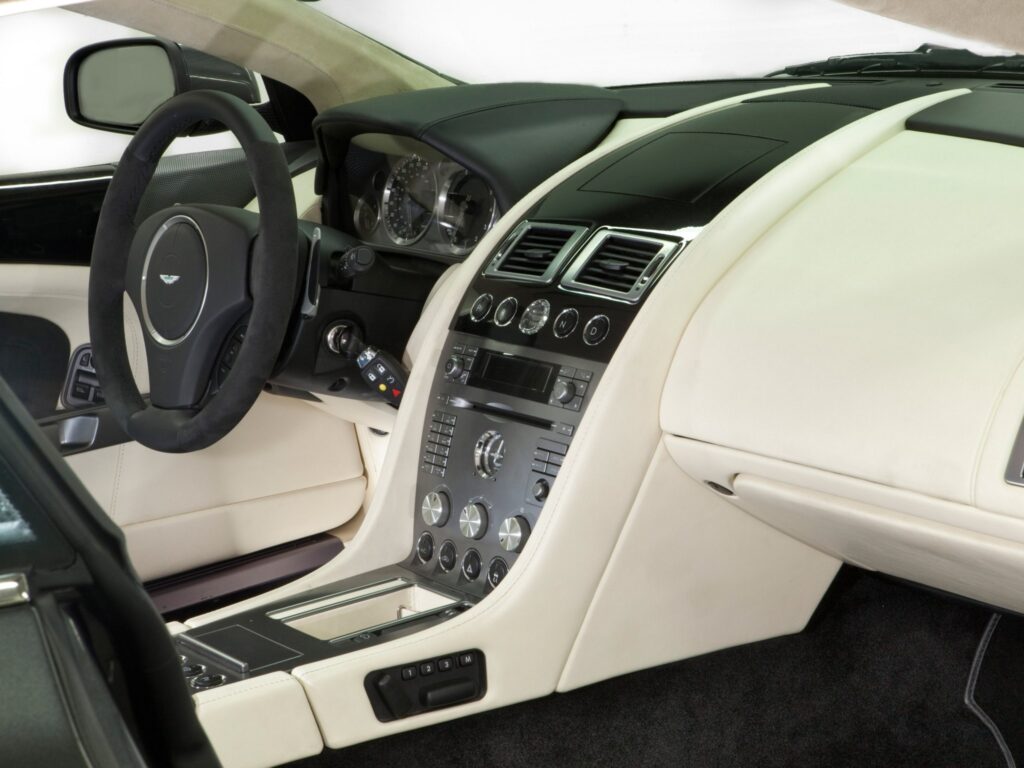 Luxurious 2010 Aston Martin DBS Interior: Elegant Design Elements Wallpaper