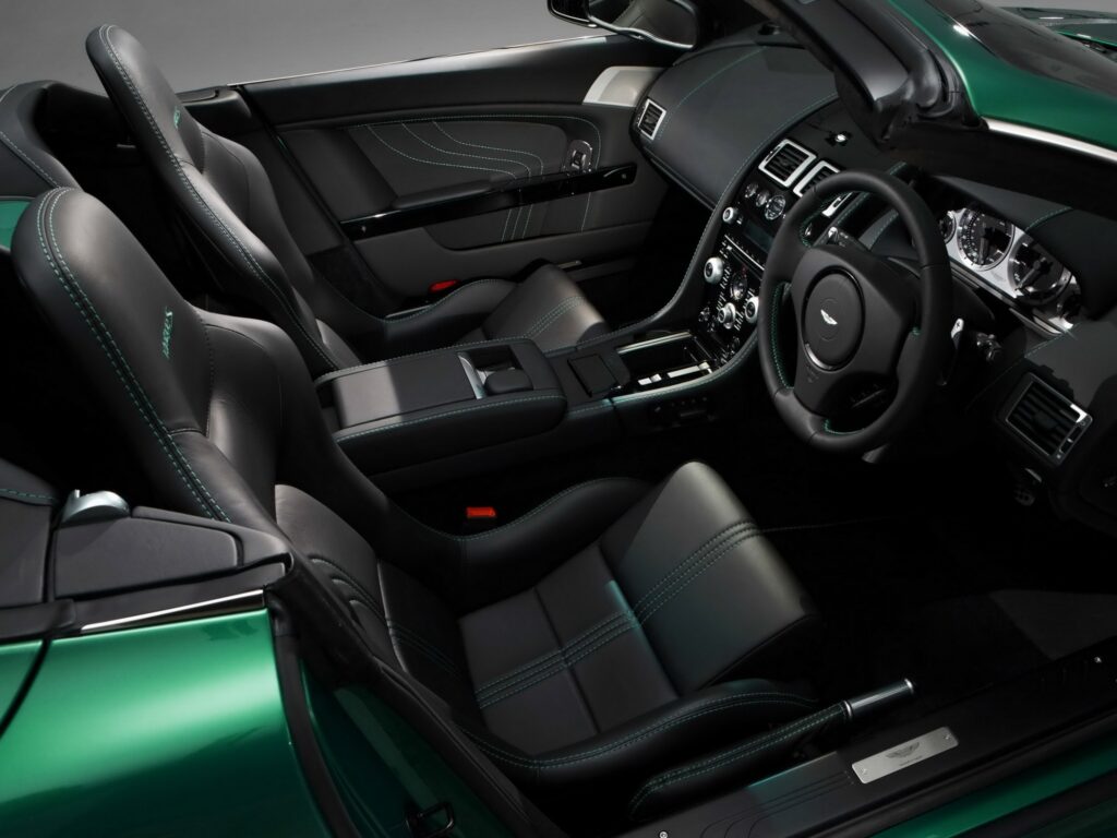 2011 Aston Martin V8 Vantage Luxurious Interior Wallpaper Background