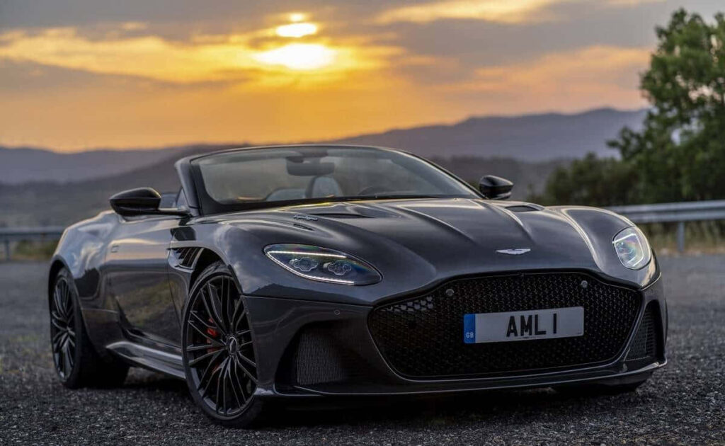 Stunning Aston Martin DB9 V12 Wallpaper: Elegance at Sunset