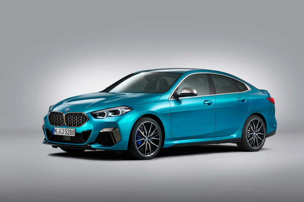 Luxurious BMW 2 Series Wallpaper: Bold Blue & Minimalist Design