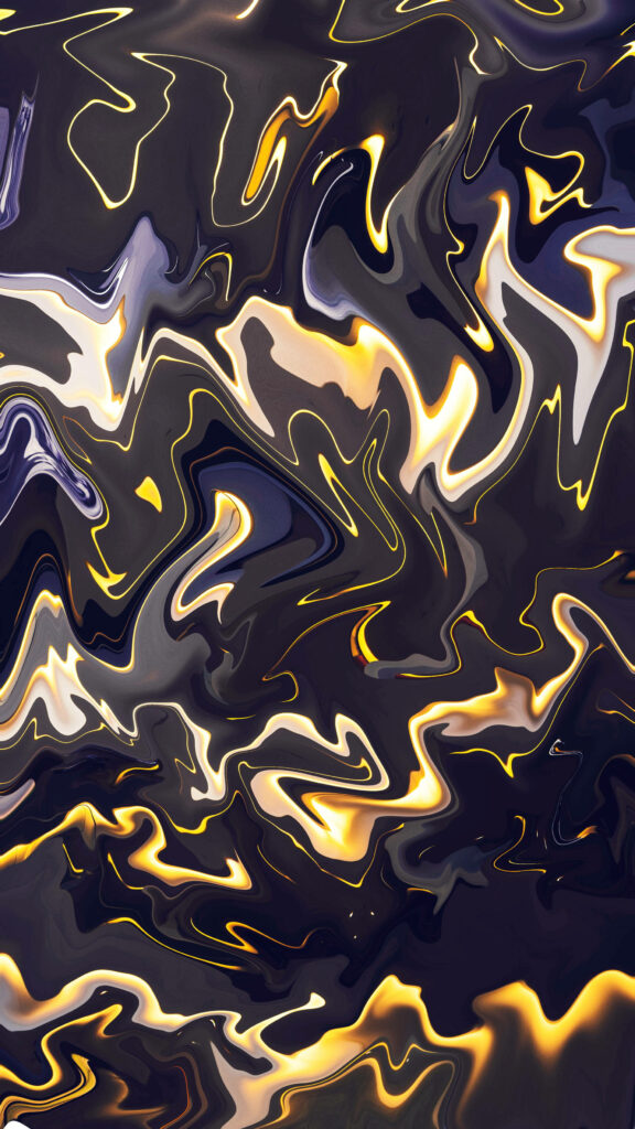 Elegance in Black and Gold Marble Wallpaper - Fluid Design Background
