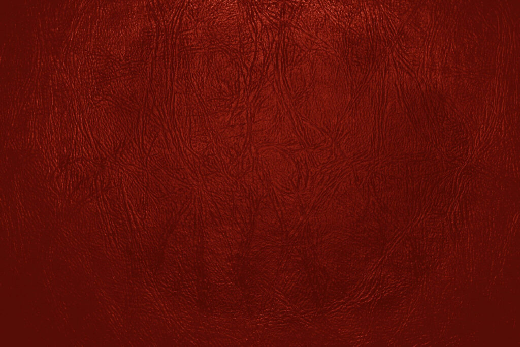 Luxurious Blood-Red Leather Texture Wallpaper: Intricate Patterns