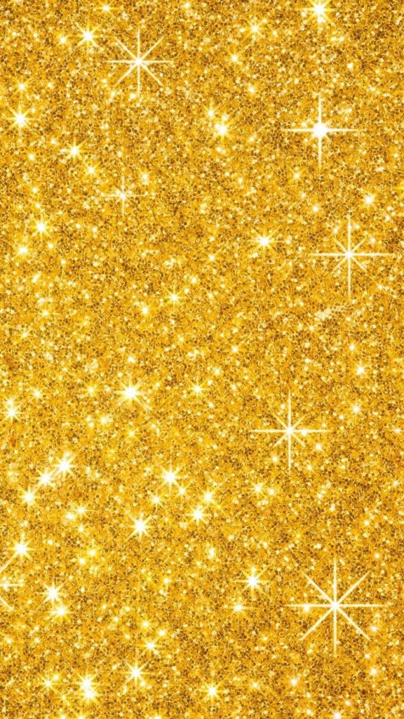 Luxurious gold glitter wallpaper with shimmering cross starbursts for elegant vibrant background