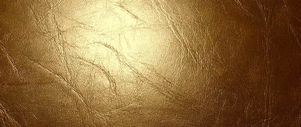 Luxurious Gold Leather Wallpaper: Elegant Textured Design for Any Space