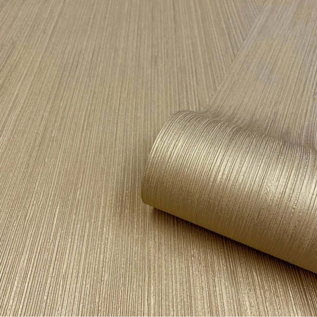 “Luxurious Gold Wallpaper with Metallic Shimmer for Elegant Spaces”
