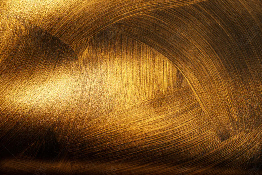 Luxurious Golden Textured Wallpaper with Bold Brushstrokes