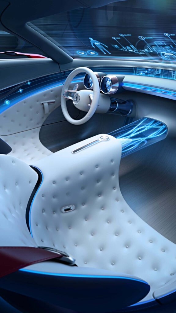 Luxurious Mercedes-Benz Maybach 6 Wallpaper: Futuristic Interior Design