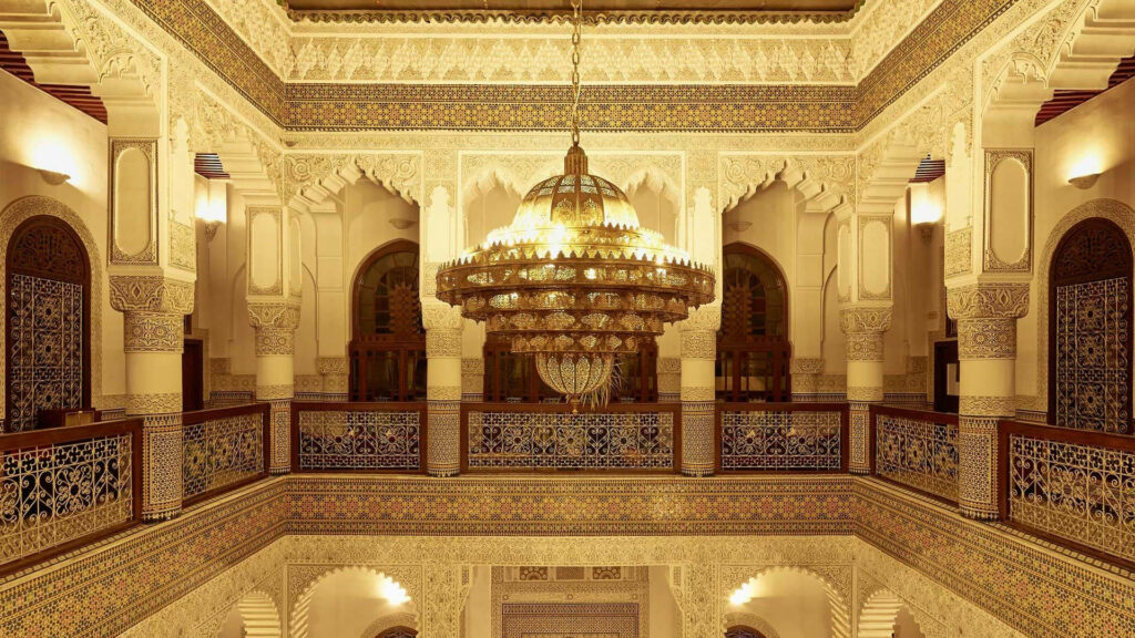 Luxurious Riad Fes Hotel Wallpaper: Moroccan Architecture & Design