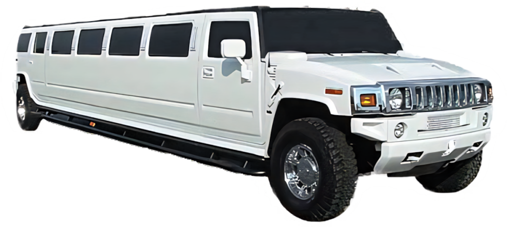 Luxurious White Hummer Limousine Wallpaper - Class & Sophistication