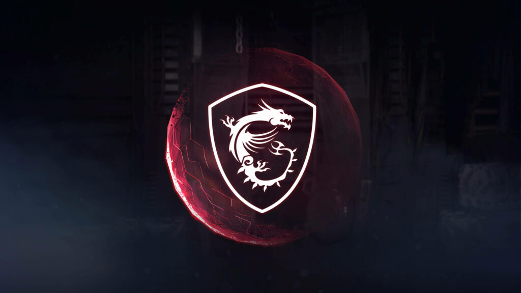 Red Revolution: The MSI Technology Sphere Wallpaper