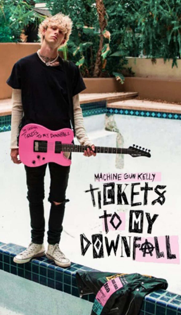 Machine Gun Kelly Pink Guitar Wallpaper - Tickets To My Downfall Theme