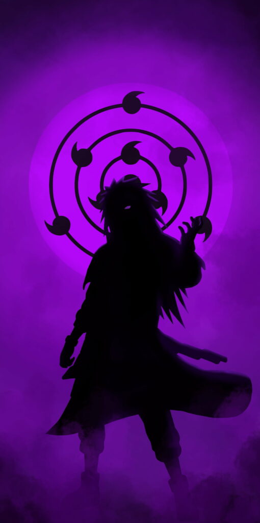 Unleashing the Power: Madara's Rinnegan vs Naruto in HD Phone Wallpaper!