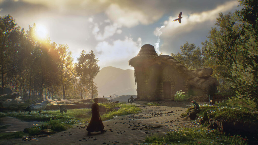 Enchanting 4K Harry Potter Wallpaper: Magical Countryside Bliss