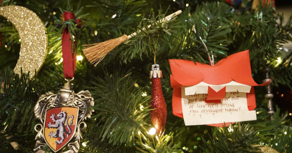 Enchanting Christmas Wallpaper: Magical Tree & Festive Ornaments