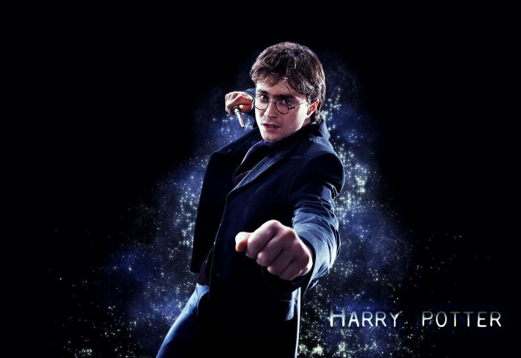 Magical Harry Potter Wallpaper: Young Wizard Casting Spells