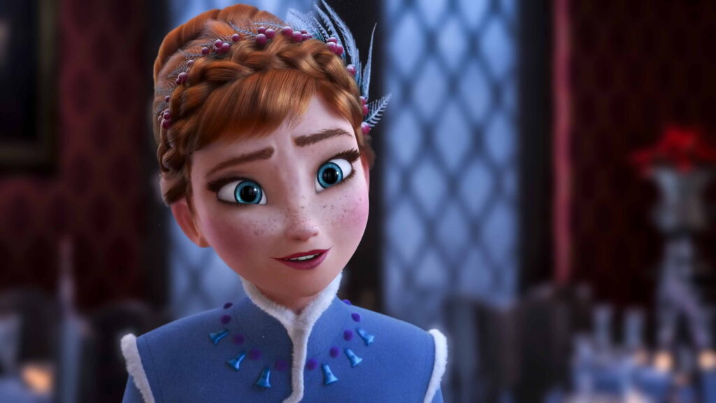 Enchanting Journey with Anna and Olaf: A Stunning 4K Wallpaper for Frozen Adventurers