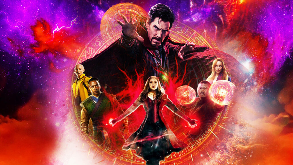 Exploring the Mystical Realm: Disney and Marvel's Doctor Strange in the Multiverse of Madness Unleash their Powers within a Magical Symbol - HD Wallpaper