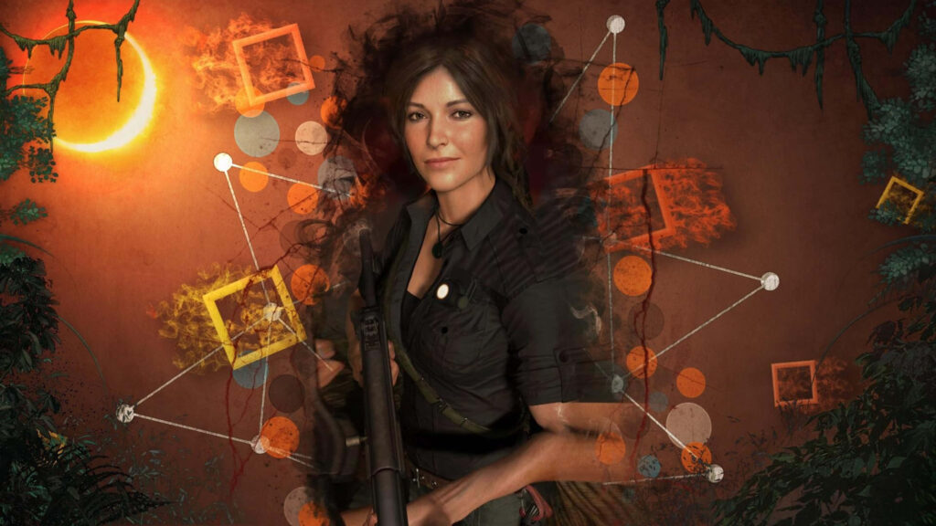 Masterful 4K Snapshot: Unleashing Lara Croft's Stealth in Shadow of the Tomb Raider Wallpaper