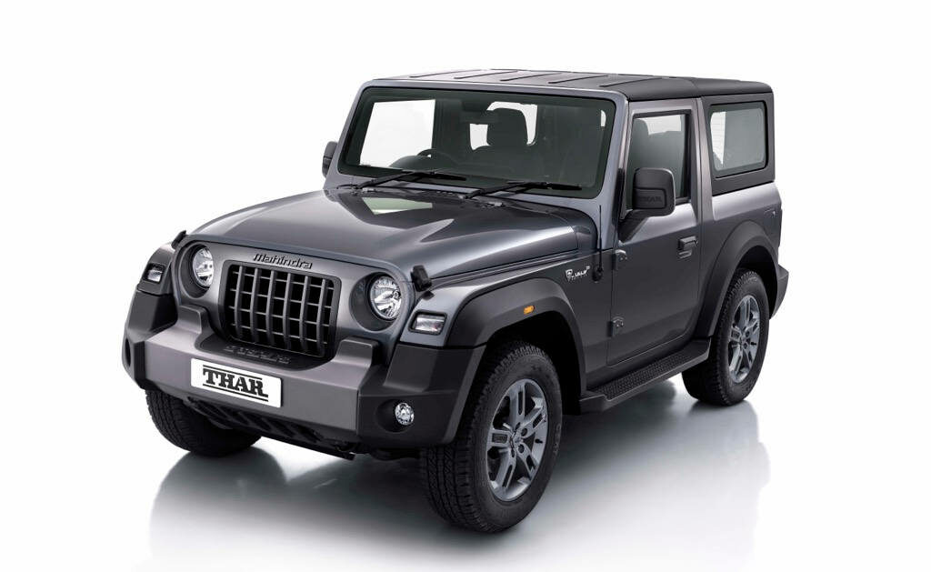 Mahindra Thar 2021 Galaxy Gray bold design rugged build adventurous SUV wallpaper background