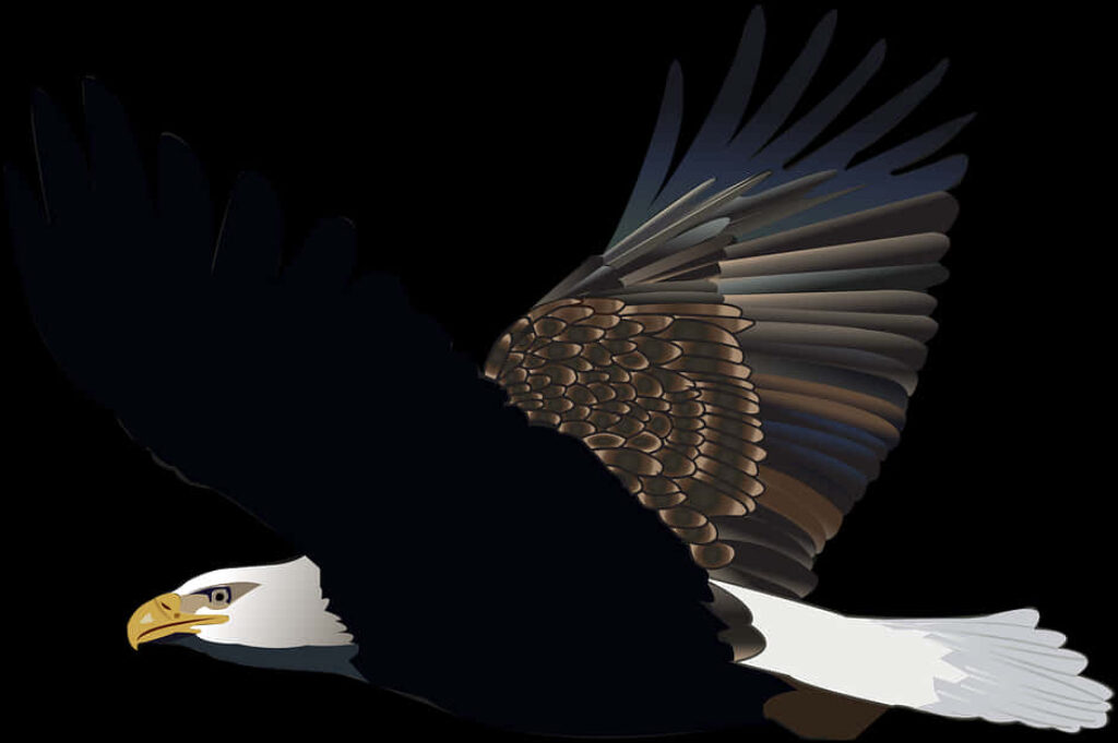 Majestic Eagle in Flight Wallpaper - Vibrant & Detailed Background