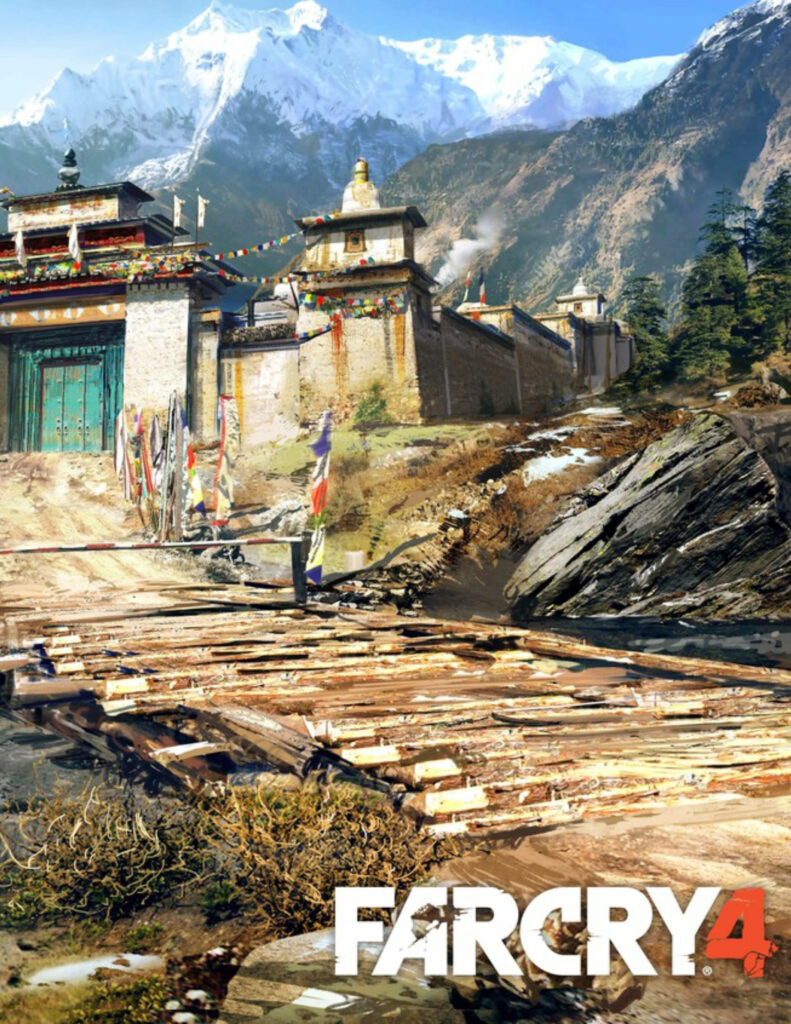 The Majestic Citadel: Seasonal Splendor amidst the Spectacular Himalayan Landscape Wallpaper