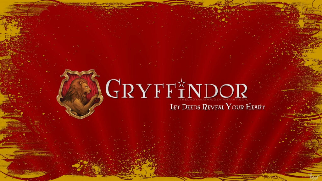 The Majestic Home of Gryffindor: A Captivating HD Wallpaper of Godric Gryffindor's House at Hogwarts