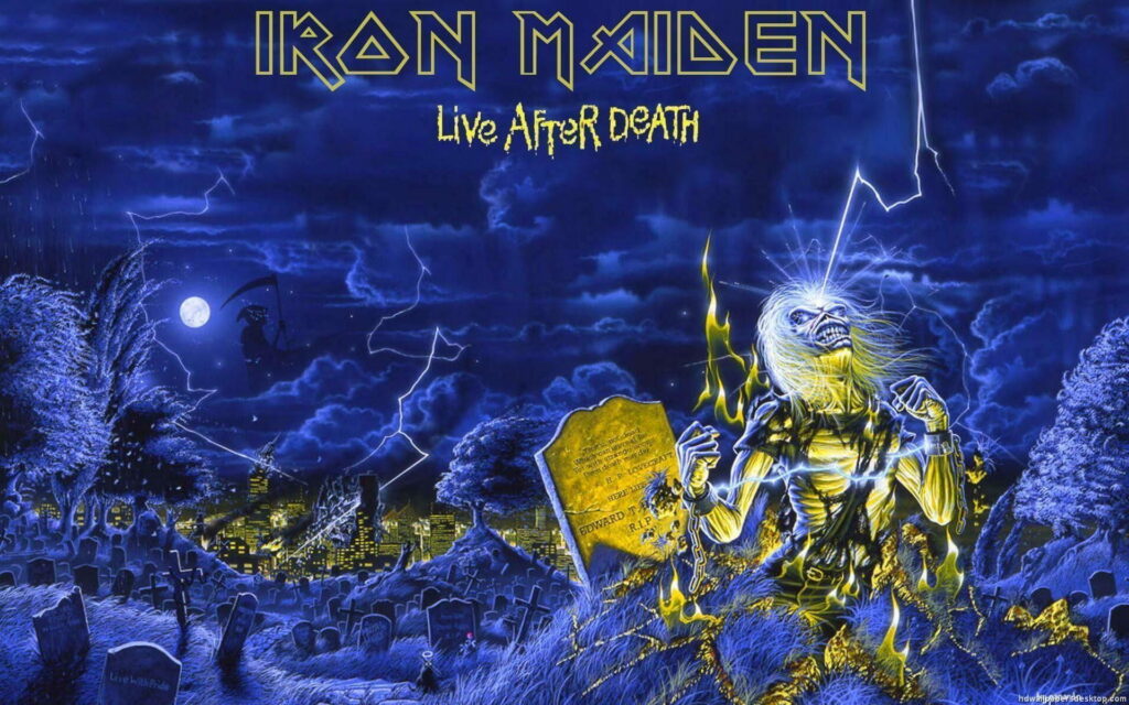 Heavy Metal Majesty: HD Wallpaper of Iron Maiden Screensavers