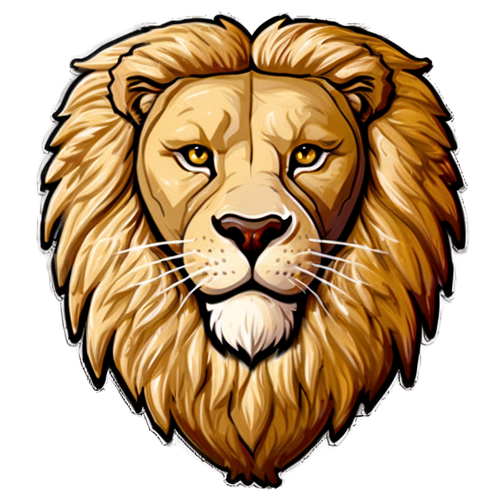 Majestic Lion Crest Emblem Wallpaper - Strength & Regality