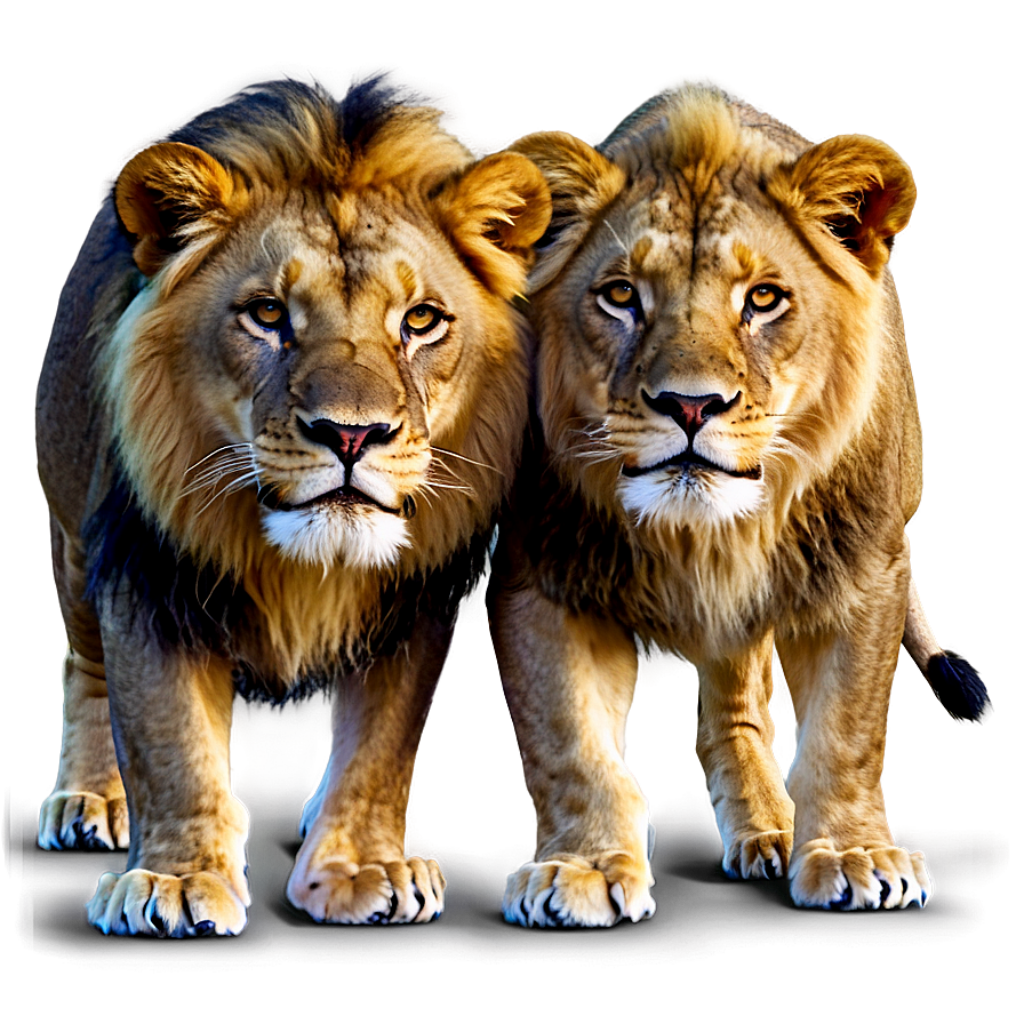 Majestic Lion Family Wallpaper: Strength, Unity & Wild Beauty