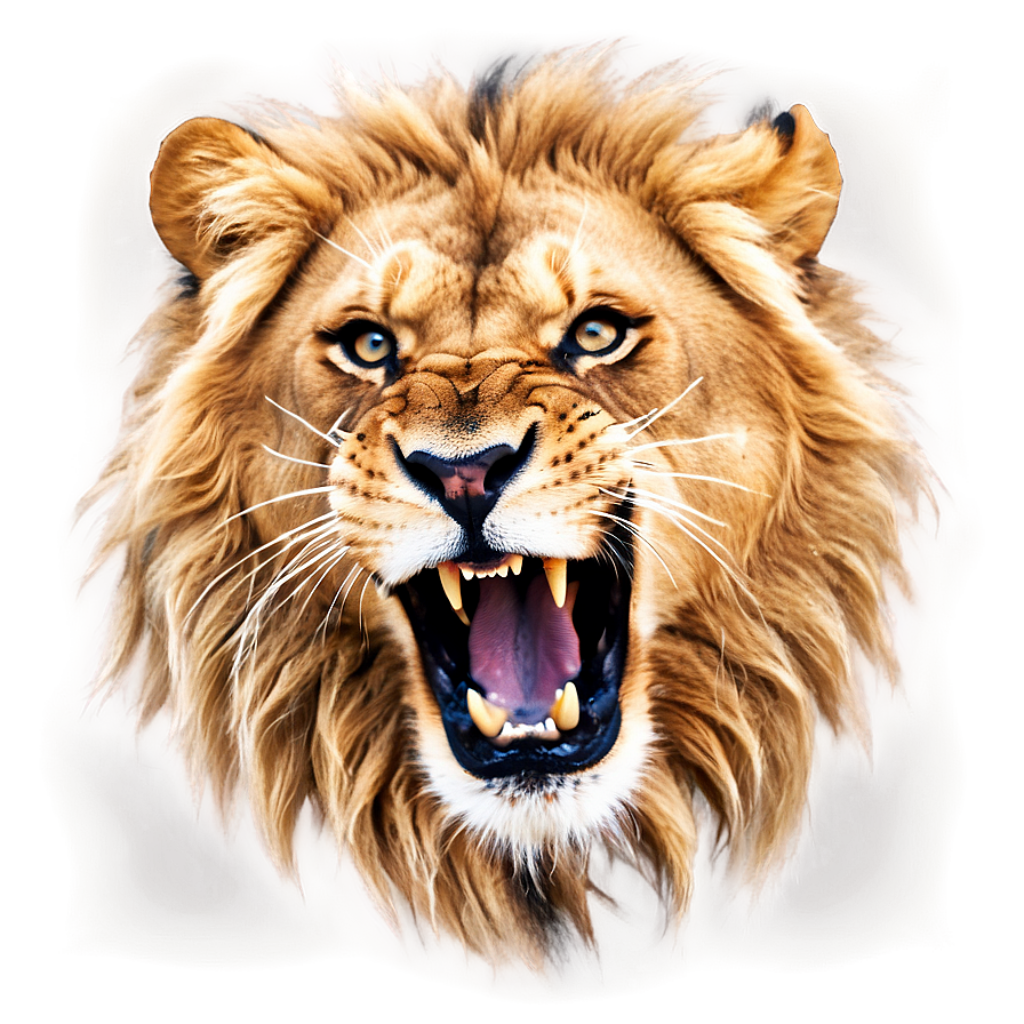 Majestic Lion Roaring Wallpaper: Powerful Presence & Regal Mane