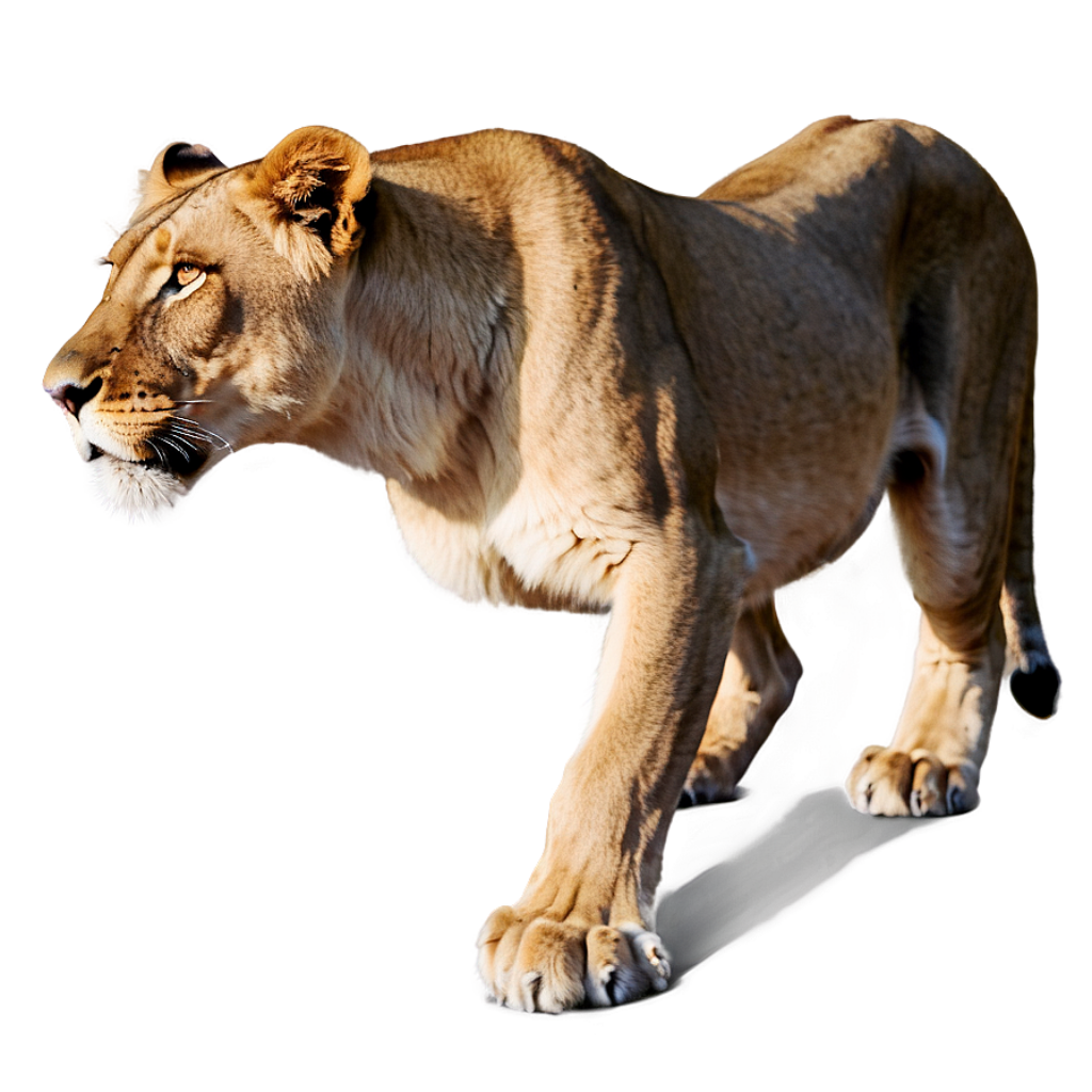 Stealthy Lioness: Dynamic Wallpaper Showcasing Power & Grace