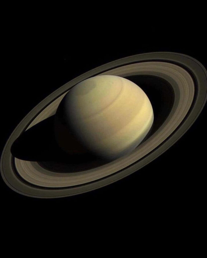 Majestic Saturn Wallpaper: Breathtaking Rings in Space