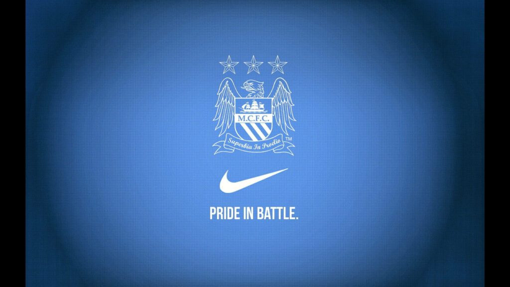 Manchester City Unites with Nike in a Proud Battle Wallpaper