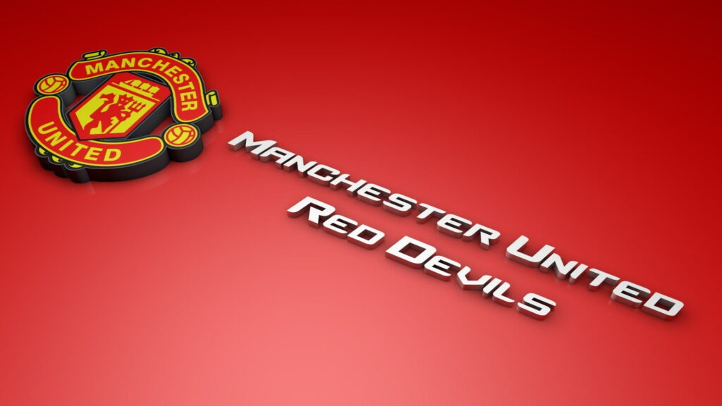 Red Devils Rule: Vibrant HD Wallpaper featuring Manchester United