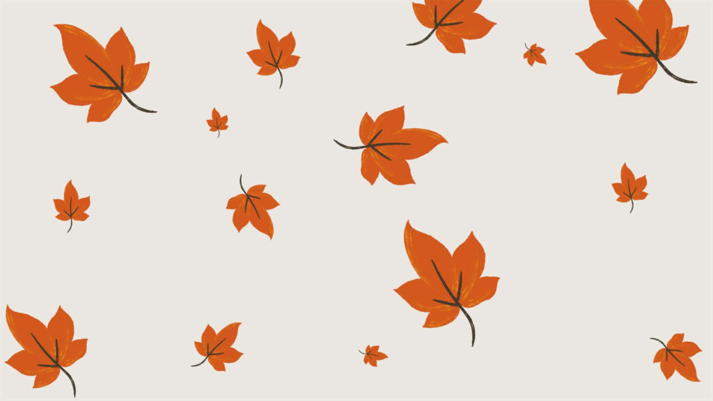 Maple Leaves in Autumn: A Delicate Artistic Masterpiece for your Screen Wallpaper