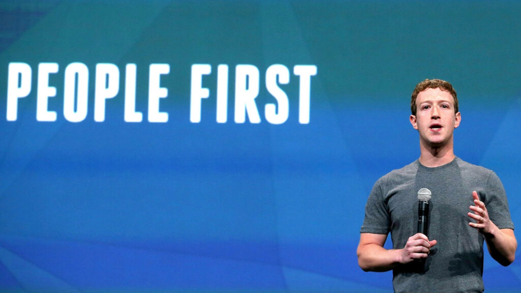 Mark Zuckerberg 'People First' Wallpaper Background - Inspiring Image
