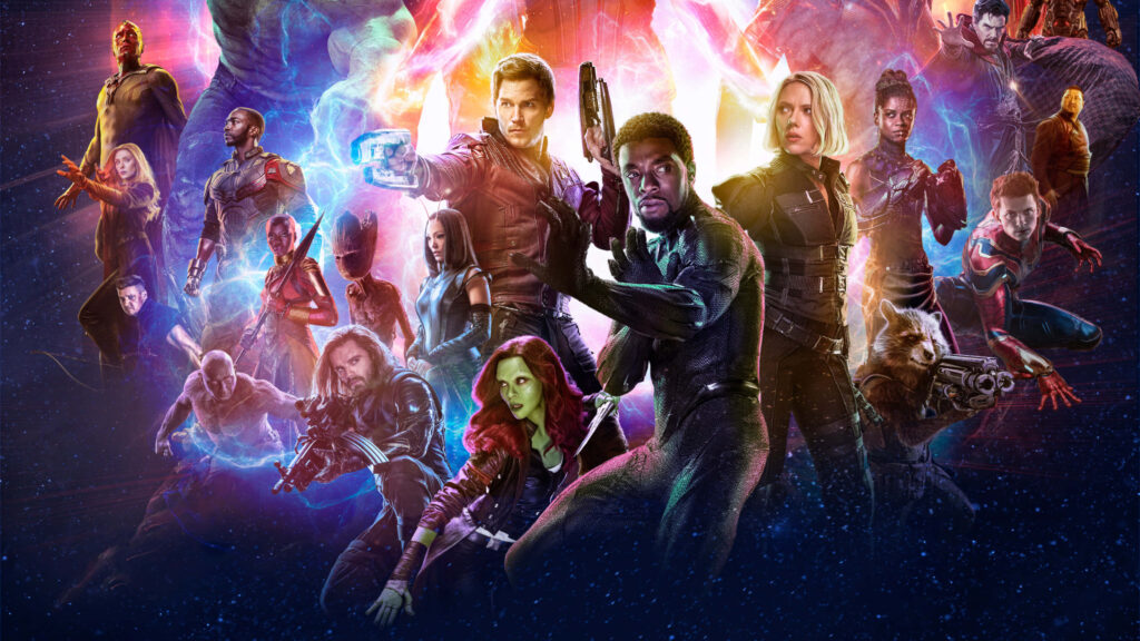 Mighty Avengers Assemble: Epic Background Photo in Stunning 4K Resolution Wallpaper
