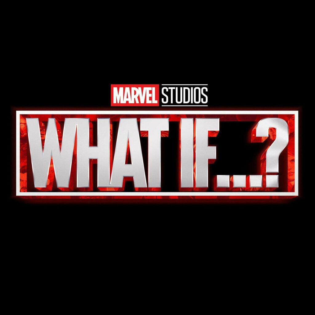 Dynamic Marvel Studios What If Logo Wallpaper - Red & White Design
