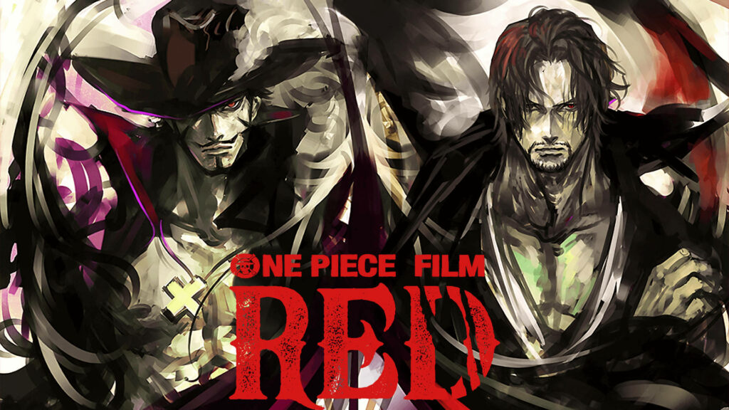 Epic Fan-made One Piece Film Red: Clash of Titans - Shanks and Mihawk Unite in an Intense Background Artwork Wallpaper