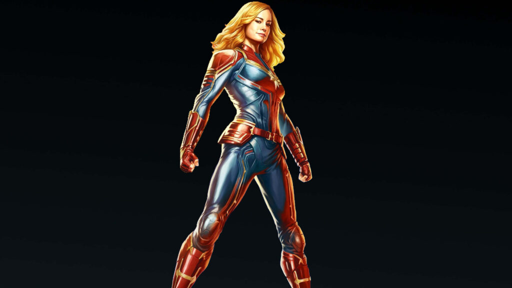 Breaking the Marvel Mold: Carol Danvers, the Powerful Trailblazer of Captain Marvel Wallpaper