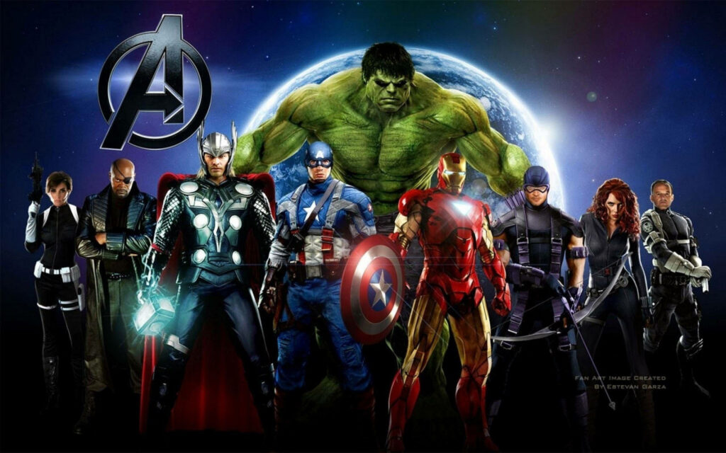 Mighty Marvel Heroes in Action: Introducing Hulk, Thor, Captain America, Iron Man and More in Epic Wallpaper