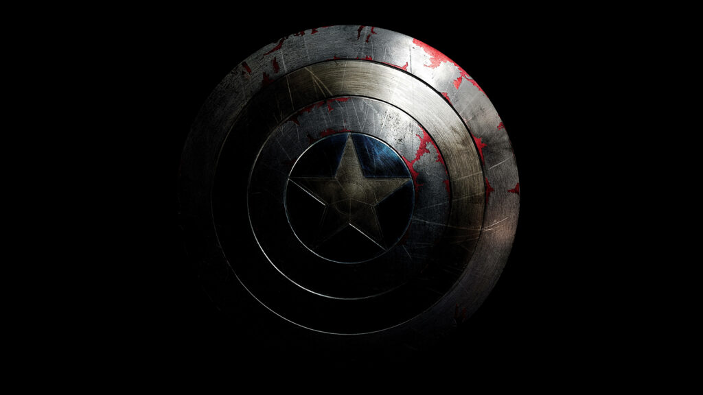 Captain America: Symbol of Bravery and Defiance - Unyielding Shield for Justice Wallpaper