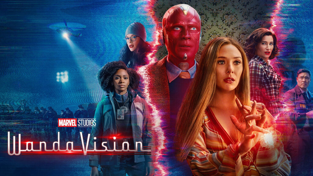 Stunning WandaVision Wallpaper: Wanda, Vision & Surreal Settings
