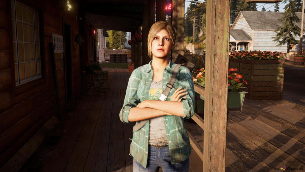 Solitude in Hope County: Mary May observes the Far Cry 5 landscape Wallpaper