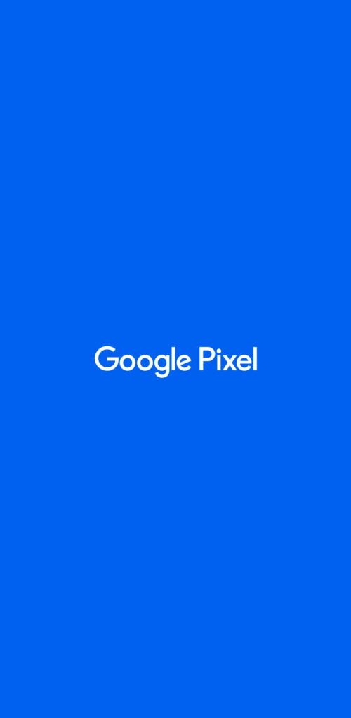 Stylish Google Pixel Wallpaper with Minimalist Blue Design