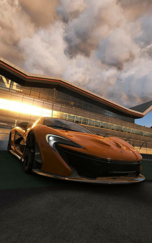 Stunning McLaren P1 Bumper Wallpaper: Sleek Design & Evening Glow