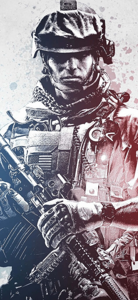Silent Reflection amidst the Chaos: A Soldier's Solace in Battlefield V Wallpaper