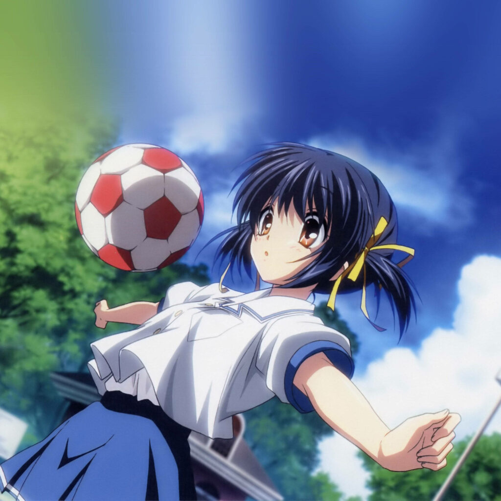 Mei Sunohara Dynamic Wallpaper: Anime Fun & Soccer Vibes!