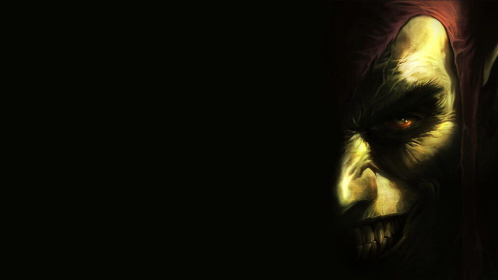 Menacing Green Goblin Wallpaper: Dark Intense Background Art