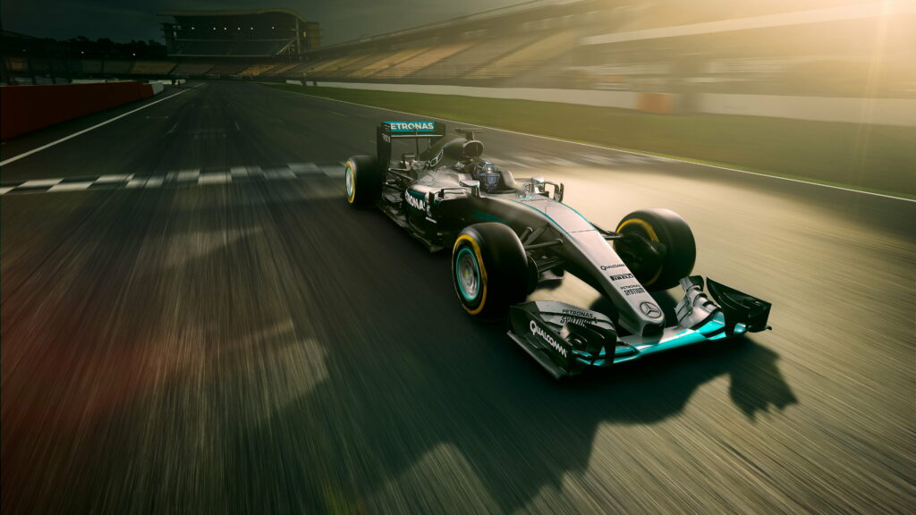 Mercedes-AMG Petronas: Power and Precision in Formula 1 Racing - A Stunning 4K Wallpaper Background Showcase